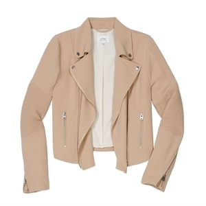 Aritzia | Montesson tan moto jacket Size 4
